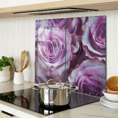 Tábua para corte Rosas em tons de roxo