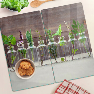 Tábua para cozinha Plantas em garrafas