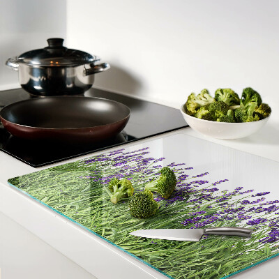 Tábua para corte Campo de lavanda ao sol