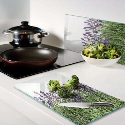 Tábua para corte Campo de lavanda ao sol