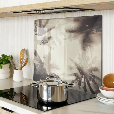 Tábua para corte Palmeiras em um fundo monocromático