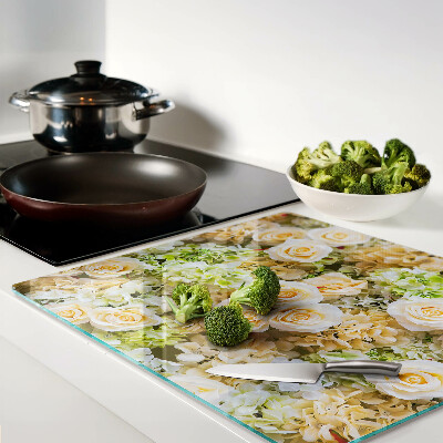 Tábua para cozinha Flores em tons pastel