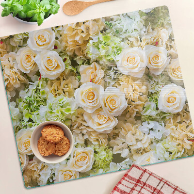 Tábua para cozinha Flores em tons pastel