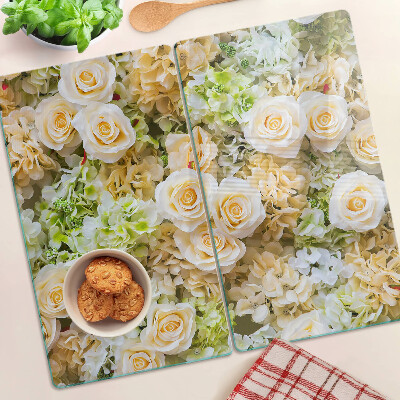 Tábua para cozinha Flores em tons pastel