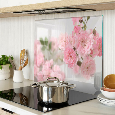 Tábua para cozinha Flores rosas em um vaso