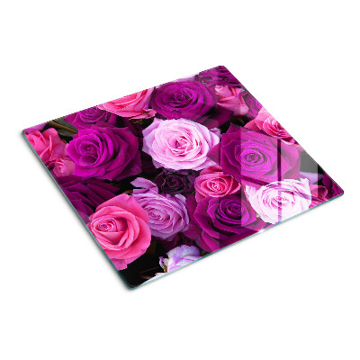 Tábua para corte Rosas em tons de rosa