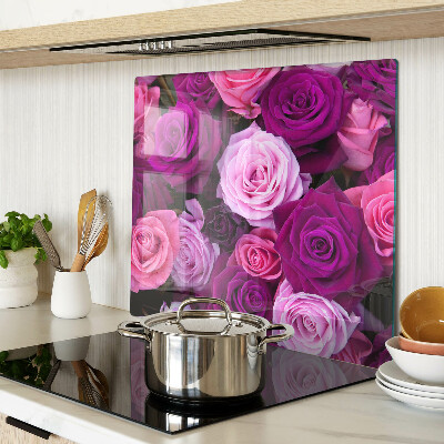 Tábua para corte Rosas em tons de rosa