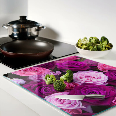 Tábua para corte Rosas em tons de rosa