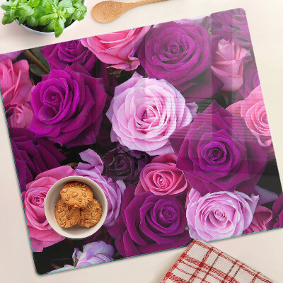 Tábua para corte Rosas em tons de rosa