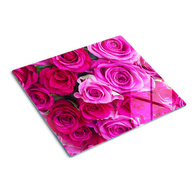 Tábua para cozinha Rosas em tons de rosa