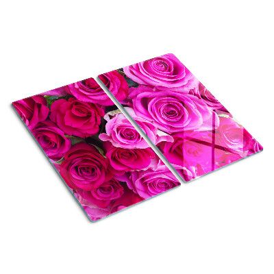 Tábua para cozinha Rosas em tons de rosa