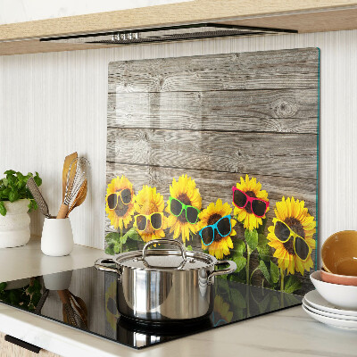 Tábua para cozinha Girassóis em óculos de sol