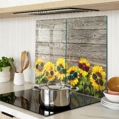 Tábua para cozinha Girassóis em óculos de sol