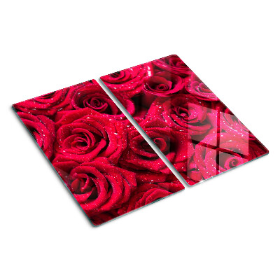 Tábua para corte Rosas em uma cor rosa intensa