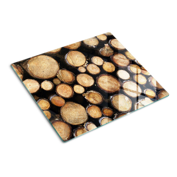 Tábua para corte Toras de madeira em seção transversal