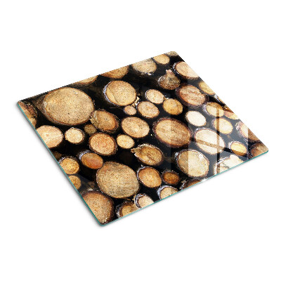 Tábua para corte Toras de madeira em seção transversal