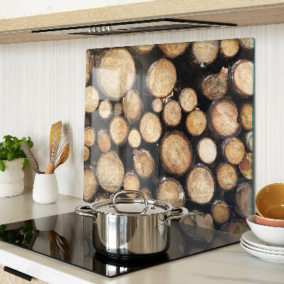 Tábua para corte Toras de madeira em seção transversal