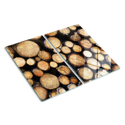 Tábua para corte Toras de madeira em seção transversal