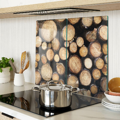 Tábua para corte Toras de madeira em seção transversal