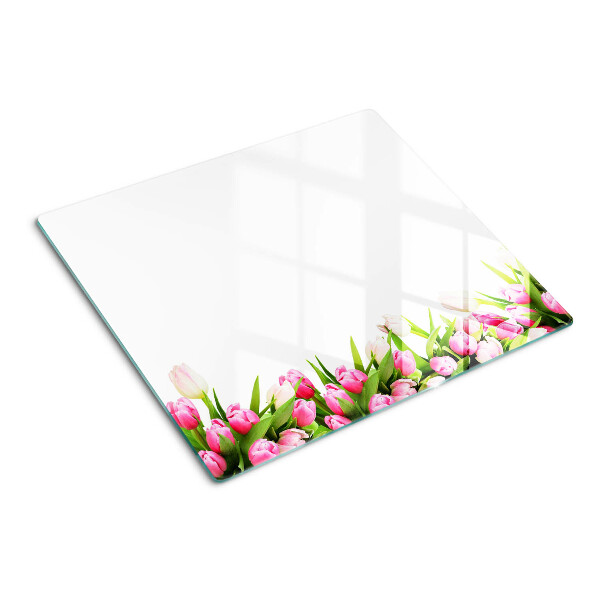 Tábua para corte Tulipas em tons pastel