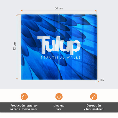 Tábua para corte Tulipas em tons pastel