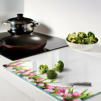 Tábua para corte Tulipas em tons pastel