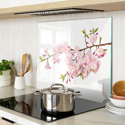 Tábua para cozinha Flor de cerejeira da primavera