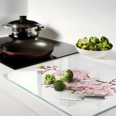 Tábua para cozinha Flor de cerejeira da primavera