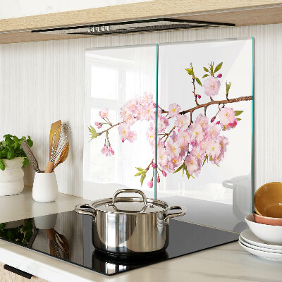 Tábua para cozinha Flor de cerejeira da primavera