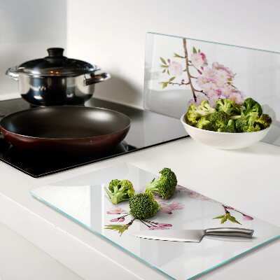 Tábua para cozinha Flor de cerejeira da primavera