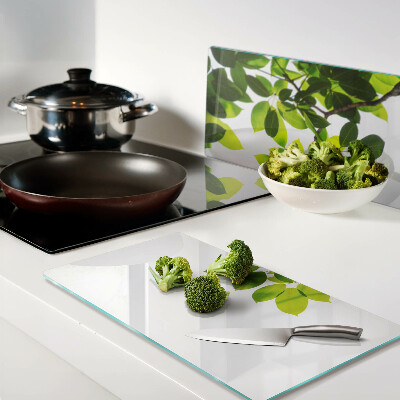 Tábua para cozinha Folhas contra um céu brilhante