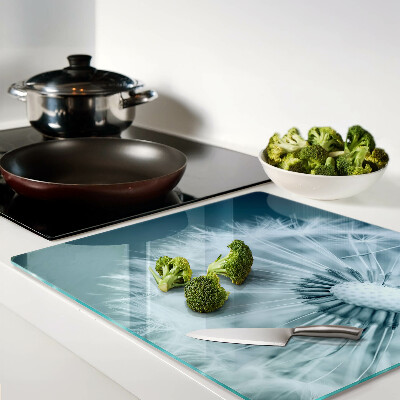 Tábua para corte Dente-de-leão contra o céu