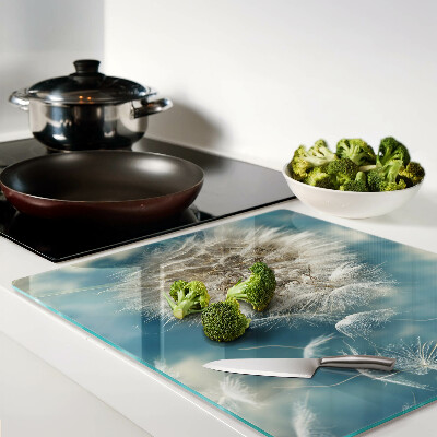 Tábua para cozinha Dente-de-leão contra o céu