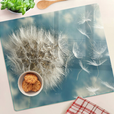 Tábua para cozinha Dente-de-leão contra o céu