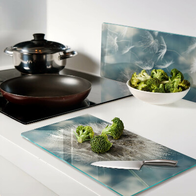 Tábua para cozinha Dente-de-leão contra o céu