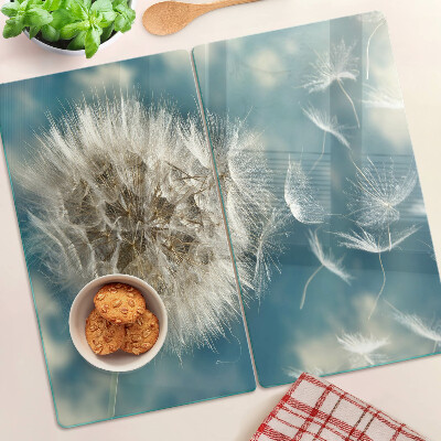 Tábua para cozinha Dente-de-leão contra o céu