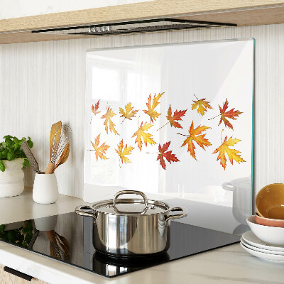 Tábua para cozinha Folhas de bordo em cores de outono