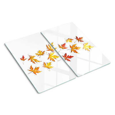 Tábua para cozinha Folhas de bordo em cores de outono