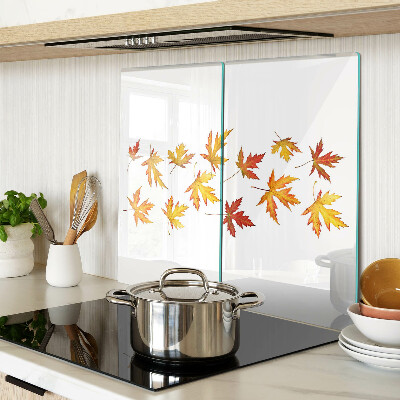 Tábua para cozinha Folhas de bordo em cores de outono
