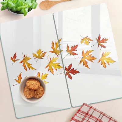 Tábua para cozinha Folhas de bordo em cores de outono
