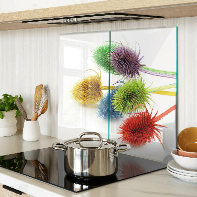 Tábua para corte Flores coloridas e tridimensionais