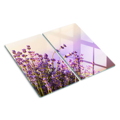 Tábua para corte Flores de lavanda na janela