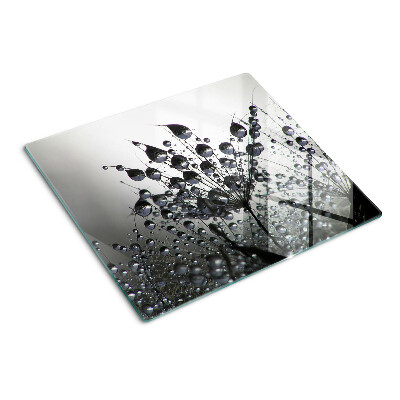 Tábua para cozinha Gotas de água nas plantas