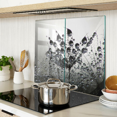 Tábua para cozinha Gotas de água nas plantas