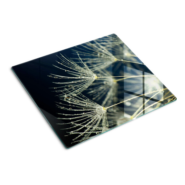 Tábua para corte Dente-de-leão com gotas de água