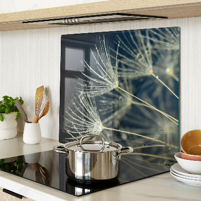 Tábua para corte Dente-de-leão com gotas de água