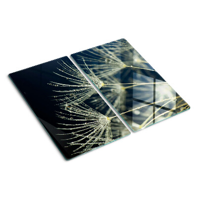 Tábua para corte Dente-de-leão com gotas de água