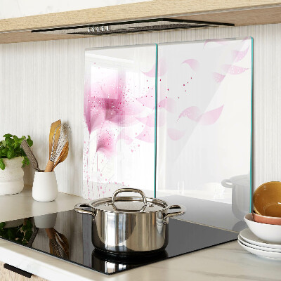 Tábua para corte Flores em tons de rosa