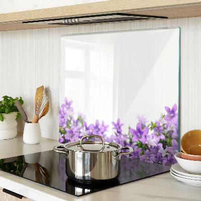 Tábua para cozinha Flores roxas ao fundo