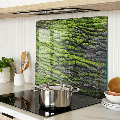 Tábua para cozinha Casca de árvore verde